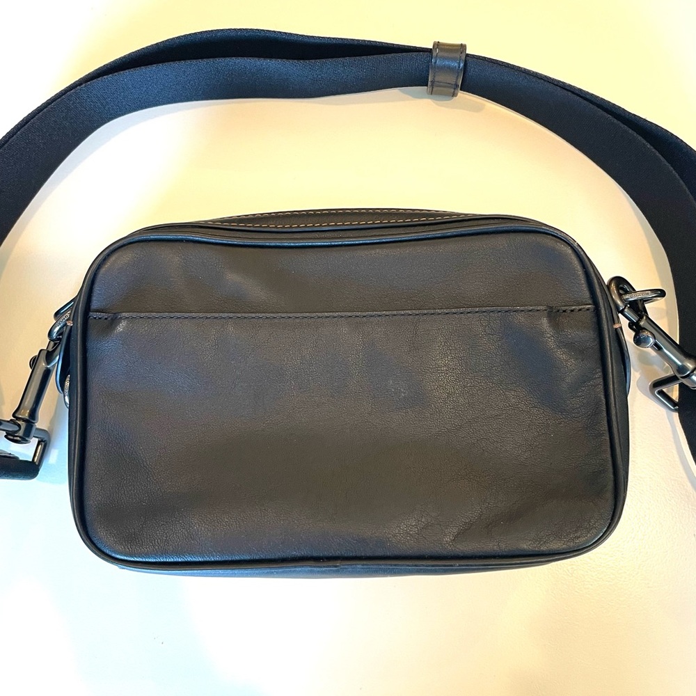 Coach black leather crossbody bag - Picture 3 of 7